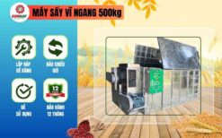 Máy sấy vĩ ngang 500kg