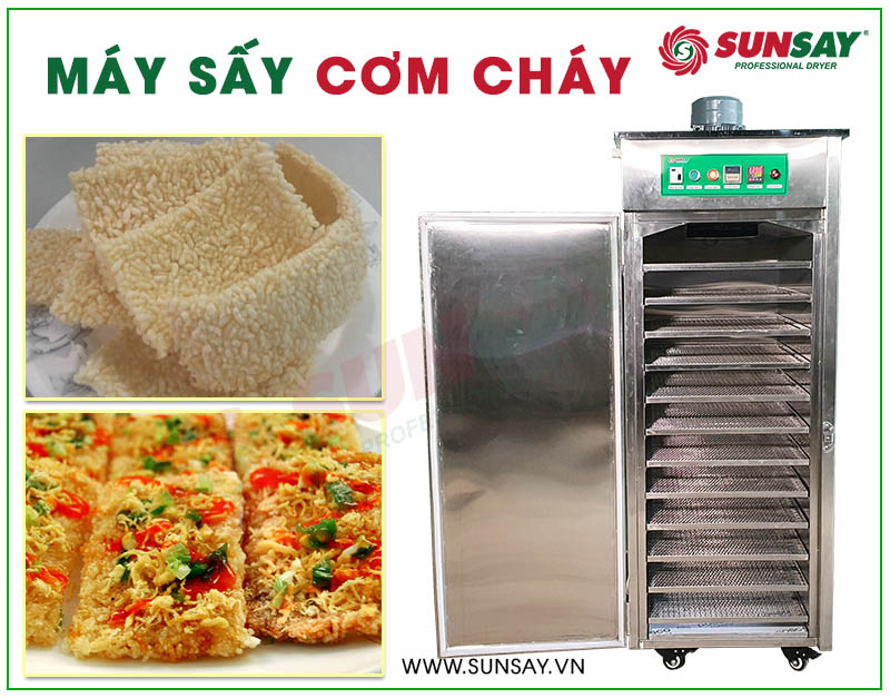 Giá máy sấy cơm cháy