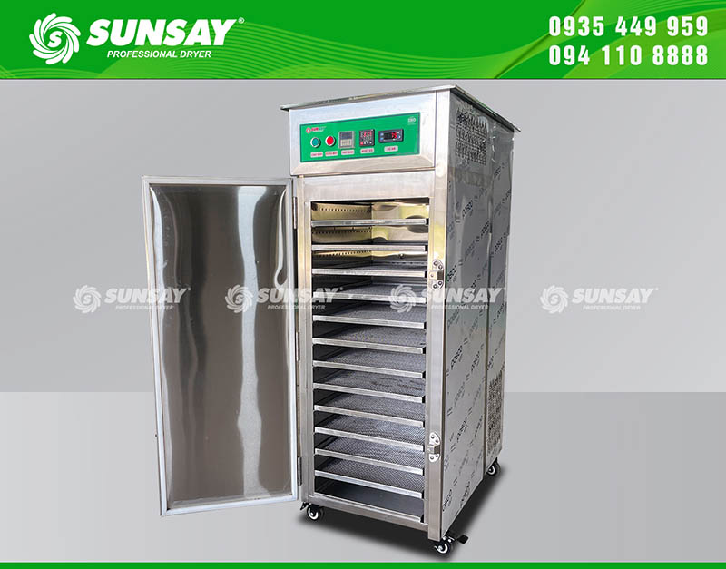 Giá máy sấy lạnh đối lưu 12 khay mini