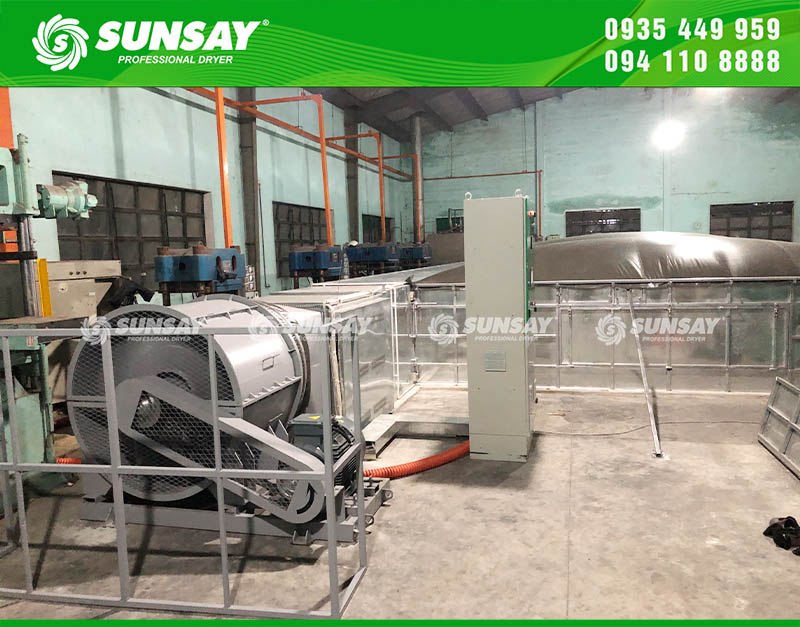 SUNSAY đã hoàn thành dự án cung cấp máy sấy bắp 20 tấn tại Bình Dương