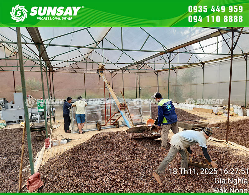 Khách hàng rất hài lòng về máy sấy vĩ ngang của SUNSAY